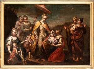 Artista emiliano, XVIII secolo, The Finding of Moses