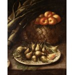 Artiste actif à Rome, XVIIe siècle, Nature morte aux fruits, fleurs et légumes