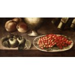 Artiste actif à Rome, XVIIe siècle, Nature morte aux fruits, fleurs et légumes