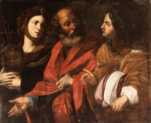Guido Reni (bottega di) (Bologna 1575 - 1642), Lot and his daughters