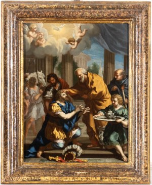 detto Pietro da Cortona (cerchia di) (Cortona 1596 - Roma 1669), Ananias Restoring the Sight of Saint Paul