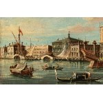 Artista veneto, XIX secolo, View of the Palazzo Ducale from the Bacino di San Marco