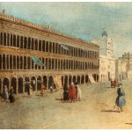 detto il Canaletto (seguace di) (Venezia 1697 - 1768), View of Piazza San Marco towards the Basilica