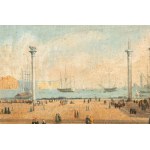 detto il Canaletto (seguace di) (Venezia 1697 - 1768), View of the Piazzetta with the Columns of San Marco and San Teodoro