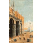 detto il Canaletto (seguace di) (Venezia 1697 - 1768), View of the Piazzetta with the Columns of San Marco and San Teodoro