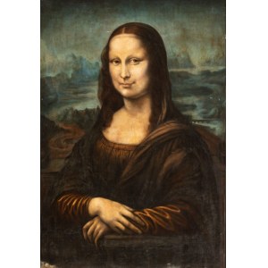 Leonardo da Vinci (seguace di) (Anchiano 1452 - Amboise 1519), The Mona Lisa