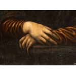 Leonardo da Vinci (seguace di) (Anchiano 1452 - Amboise 1519), The Mona Lisa