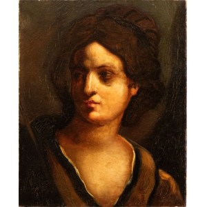 Artiste actif à Rome, XVIIe siècle, Buste de jeune femme