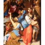 Artista bolognese, XVII secolo, The Fall of Simon Magus
