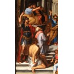 Artista bolognese, XVII secolo, The Fall of Simon Magus
