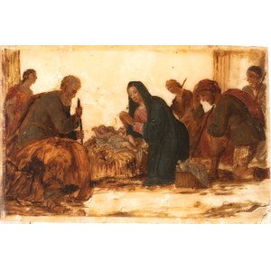Artista toscano, XVII secolo, Adoration of the Shepherds
