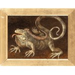Artista nord-europeo, XIX secolo, Iguana
