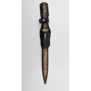 BAGNET S 84/98 PER FUCILE MAUSER CON FODERO E GANCHETTO - GERMANIA, TERZO REICH