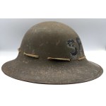 ZUCKERMAN CIVIL DEFENSE HELMET, 1941 - UNITED KINGDOM