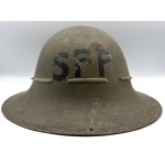 ZUCKERMAN CIVIL DEFENSE HELMET, 1941 - UNITED KINGDOM