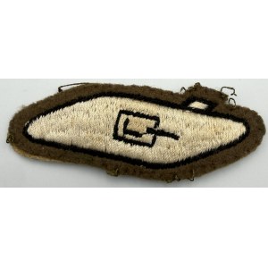 BRITISH TANK REGIMENT SLEEVE PATCH - WORLD WAR II
