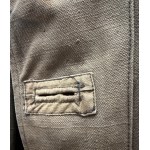 1941-MODEL MECHANIC'S JACKET WITH ARMORED FORCES OFFICER EPOLETES - USSR, WORLD WAR II