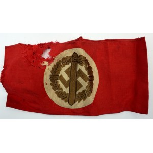 SA-WEHRMANNSCHAFTEN ARM BAND WITH RZM TAG - GERMANY, THIRD REICH