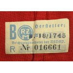 SA-WEHRMANNSCHAFTEN ARM BAND WITH RZM TAG - GERMANY, THIRD REICH