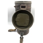 GERMAN GAS MASK, MODEL 38, WITH CANISTER - GERMANY, THIRD REICH