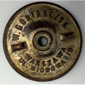 BADGE CAP - W. GONTARCZYK, WARSAW