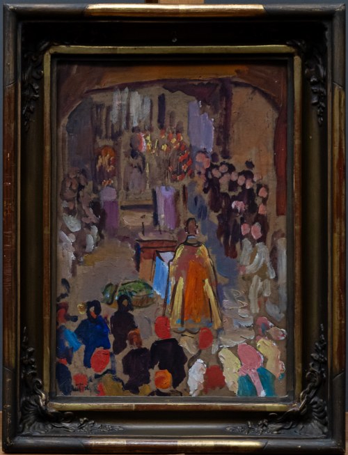 Fryderyk Pautsch (1877-1950), Nabożeństwo, ok. 1920 r.