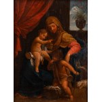 Madonna mit dem Kind und dem heiligen Johannes, 17. Jahrhundert (I)