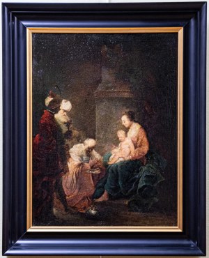 Malarz nieznany, Pokłon trzech króli, XVIII w.