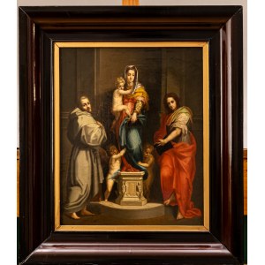 Madonna with St. Francis and St. John, 18th/19th century