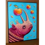 Bohdan Wincenty ŁOBODA (b. 1952), Rhinoceros - apple, 2022