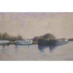 Jerzy Mierzejewski (1917 Krakov – 2012 Varšava), „Pod mostem“ (Kanál), 80. léta 20. století