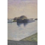 Jerzy Mierzejewski (1917 Krakov – 2012 Varšava), „Pod mostem“ (Kanál), 80. léta 20. století