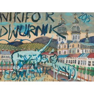 Edward Dwurnik (1943 Radzymin - 2018 Warszawa), Dwurnik-Nikifor, 2015