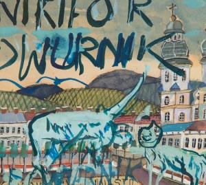 Edward Dwurnik (1943 Radzymin - 2018 Warszawa), Dwurnik-Nikifor, 2015