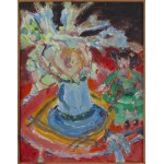 Maria Dawska (1909, Tłumacz u Stanisławowa – 1993, Varšava), „Návštěva“ ze série „Malované pohádky“