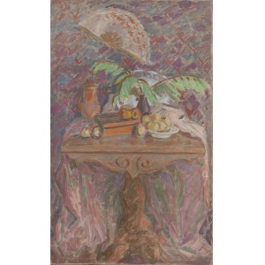 Wacław Taranczewski (1903, Czarnków – 1987, Kraków), Still Life with a Fan