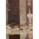 Stanisław Poznański (1909–1996), „Interiér ateliéru“, 1960