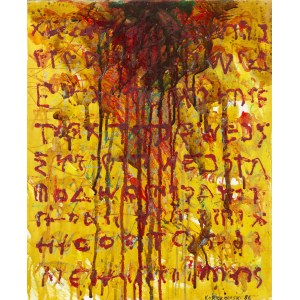 Bogdan Korczowski (b. 1954, Kraków), Untitled, 1986