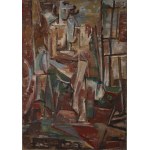 Zbylut Grzywacz (1939, Kraków – 2004, Kraków), "Nude of a Seated Woman," 1958