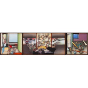 Piotr Bogusławski (b. 1941, Warsaw), Untitled (triptych), 1977