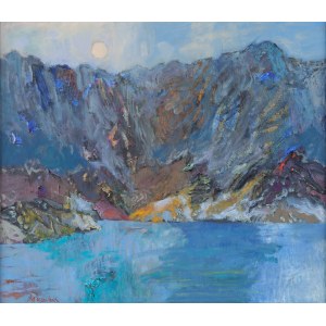 Jan Szancenbach (1928, Kraków – 1998, Kraków), A Gray Day from the Morskie Oko series, 1994