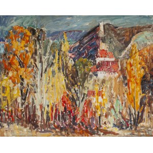 Franciszek Kmita (1926–2013, Kazimierz Dolny), „Kazimierz na podzim“, 1968