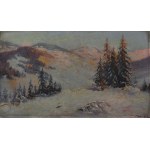 Władysław Grudziński, Berglandschaft im Winter, 1930