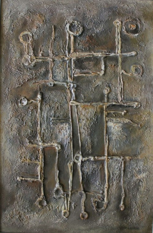 Tadeusz Łapiński, Malarstwo materii
