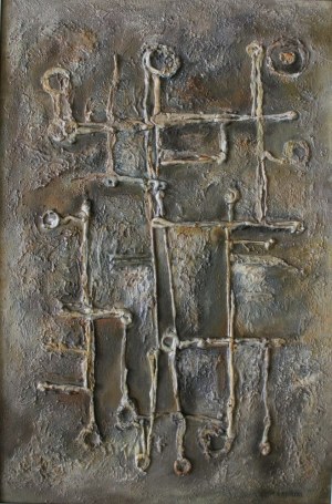 Tadeusz Łapiński, Malarstwo materii