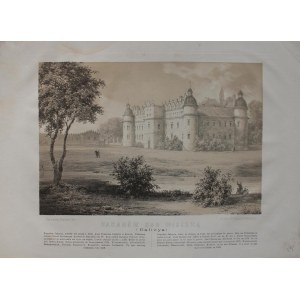 Napoleon Orda, Baranów nad Wisłoką [z „Albumu widoków Polski …” litografowanych przez Alojzego Misierowicza(1825-ok.1905) w Litografii Maksymiliana Fajansa(1827-1890)]