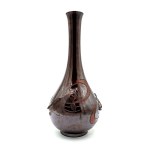 Japanese vase with a fish motif (Kyoto, Meiji period, 19th/20th century)