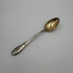 Silver teaspoon with a gold-plated bowl, 800 fineness, Germany, 19th/20th century