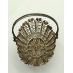 A delicate little basket with a handle, silver, 19th/20th century