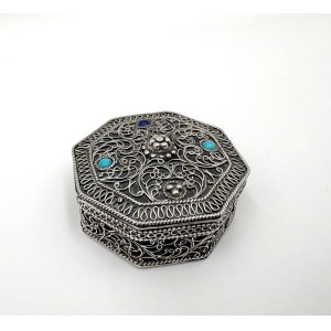 Silver filigree box, 925 silver, 33.3 g